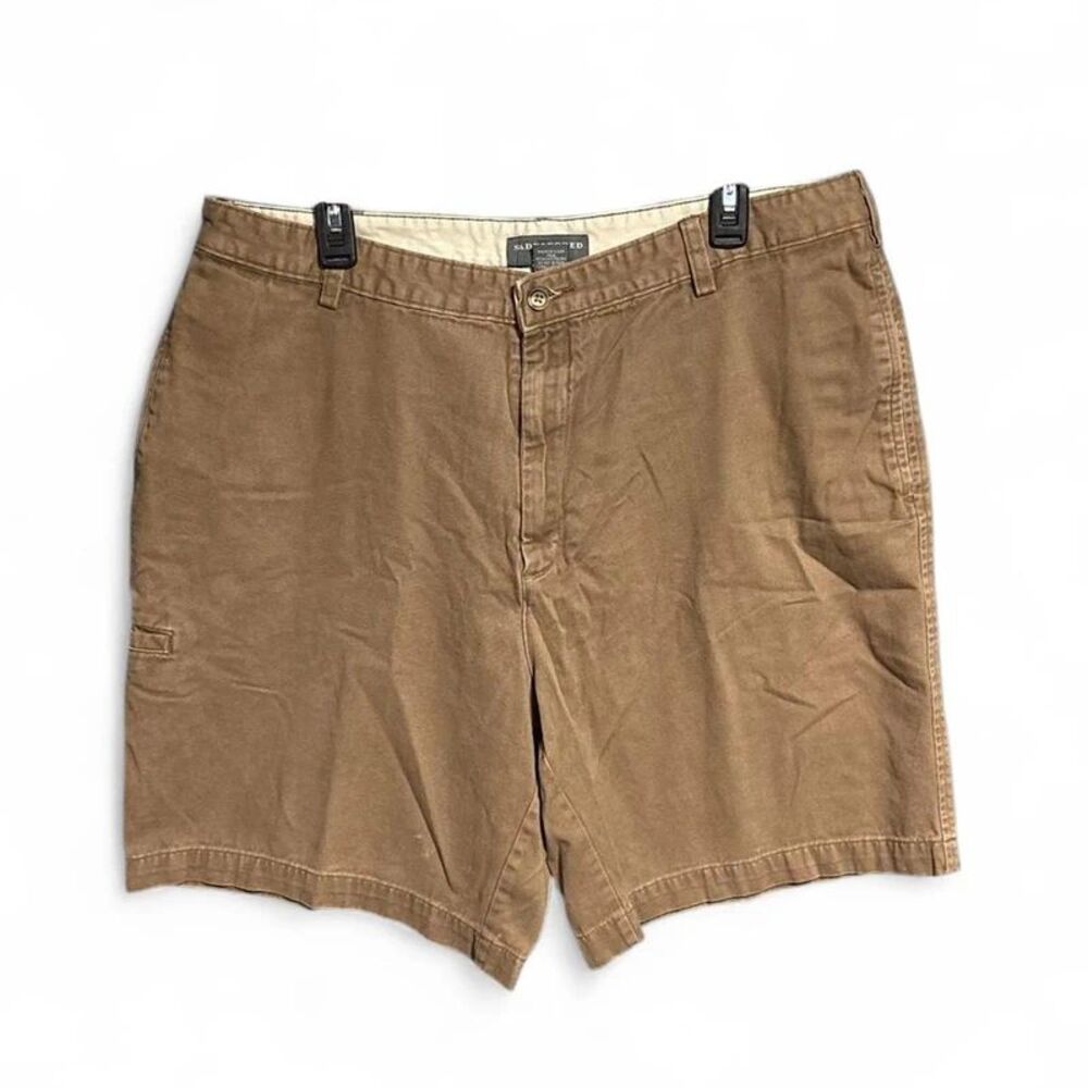 Saddlebred Mens Brown Cargo Shorts Size 38